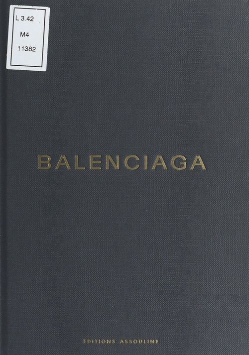 ebook cover of Balenciaga, by Marie-Andrée Jouve