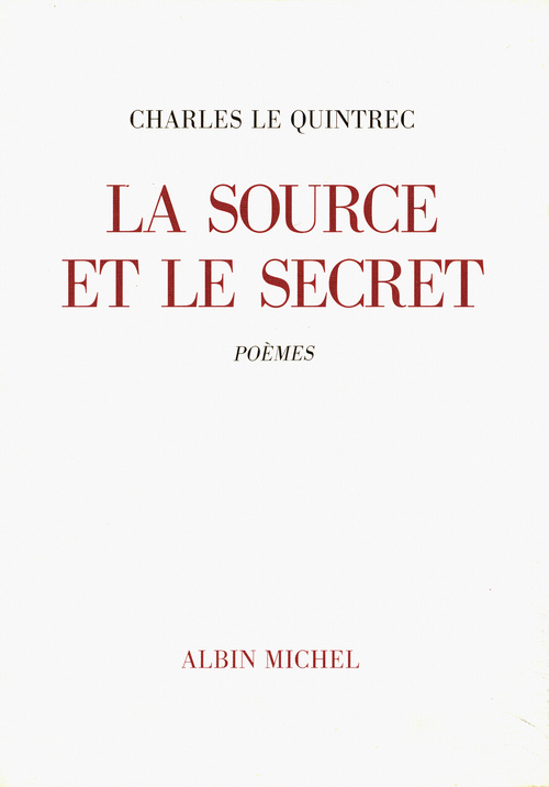 ebook cover of La Source et le Secret, by Charles Le quintrec