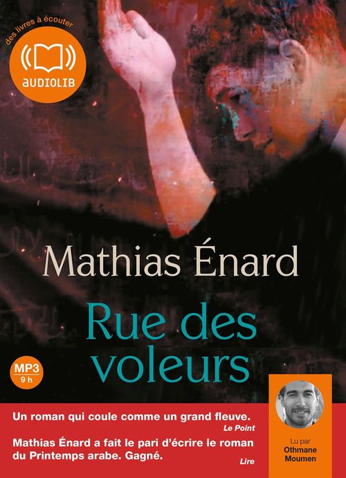 audiobook cover of Rue des voleurs, by Mathias Enard