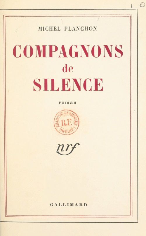 ebook cover of Compagnons de silence, by Michel Planchon