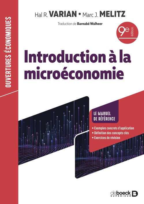 ebook cover of Introduction à la microéconomie, by Hal R Varian, Marc J. Melitz