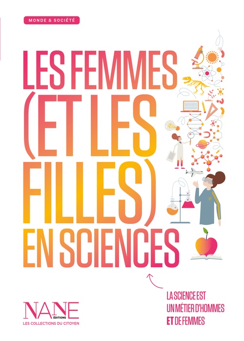 Couverture ebook de Les Femmes (et les filles) en science, de Françoise Combes, Marina Bellot