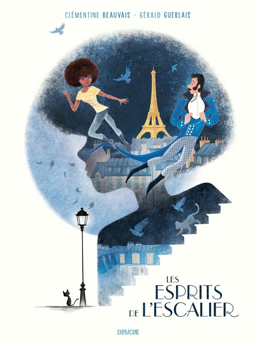 Couverture ebook de Les esprits de l'escalier, de Clémentine Beauvais, Gérald Guerlais
