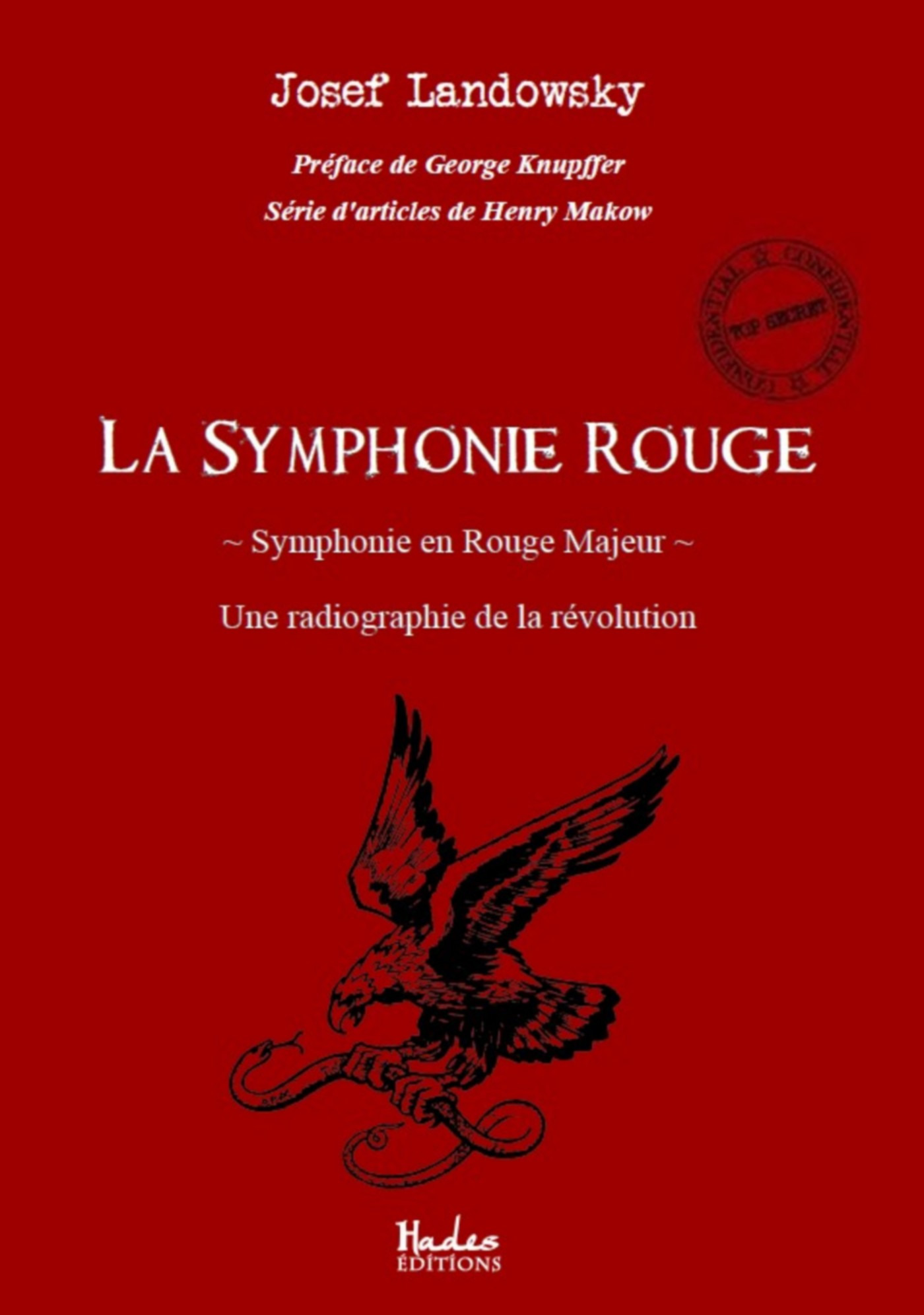 ebook cover of La Symphonie Rouge, by Josef Landowsky
