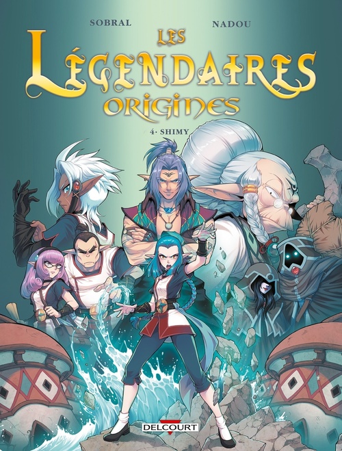 Couverture ebook de Les Légendaires - Origines T04 - Shimy, de Patrick Sobral, Nadou
