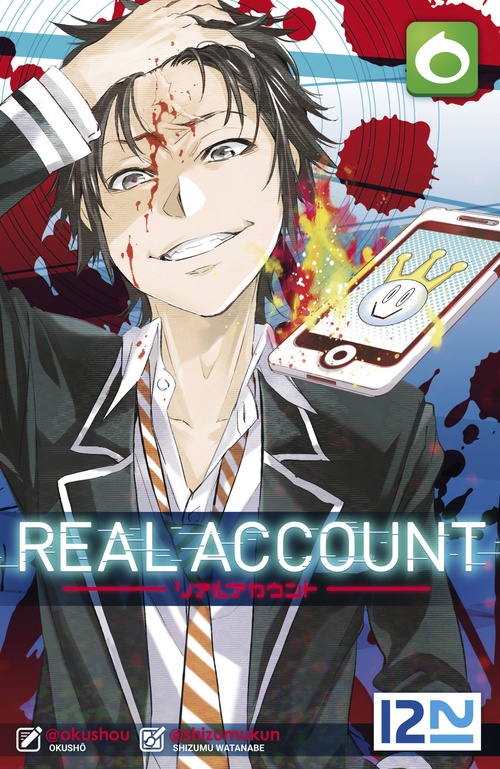 Couverture ebook de Real Account - tome 6, de Okushou, Shizumu Watanabe
