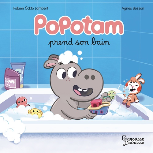 ebook cover of Popotam prend son bain, by Agnès Besson