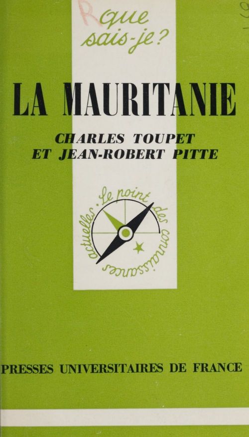 Couverture ebook de La Mauritanie, de Charles Toupet, Jean-Robert Pitte