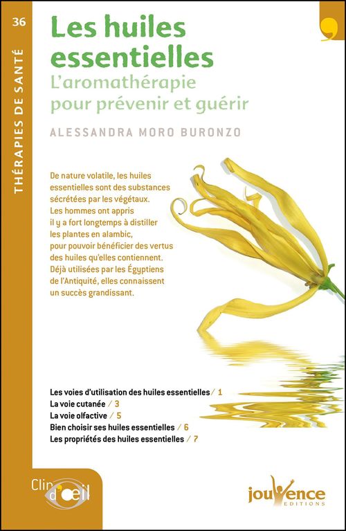 Couverture ebook de Les huiles essentielles, de Alessandra Moro Buronzo