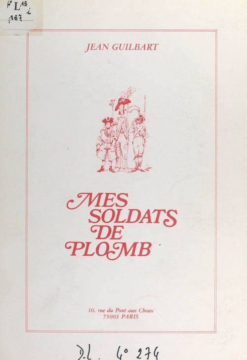 ebook cover of Mes soldats de plomb, by Jean Guilbart