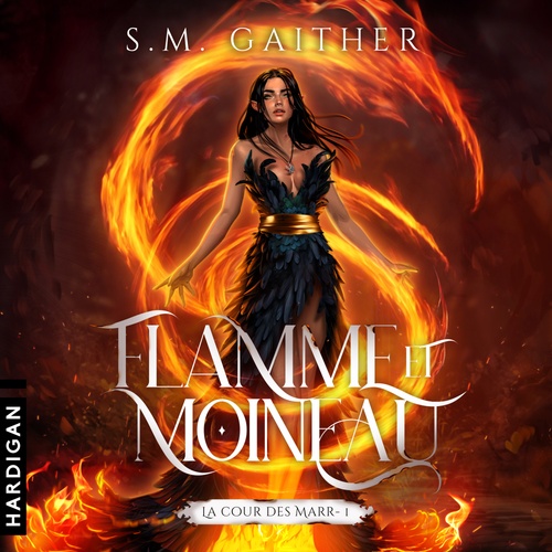 Couverture audiobook de Flamme et Moineau, de S.M. Gaither