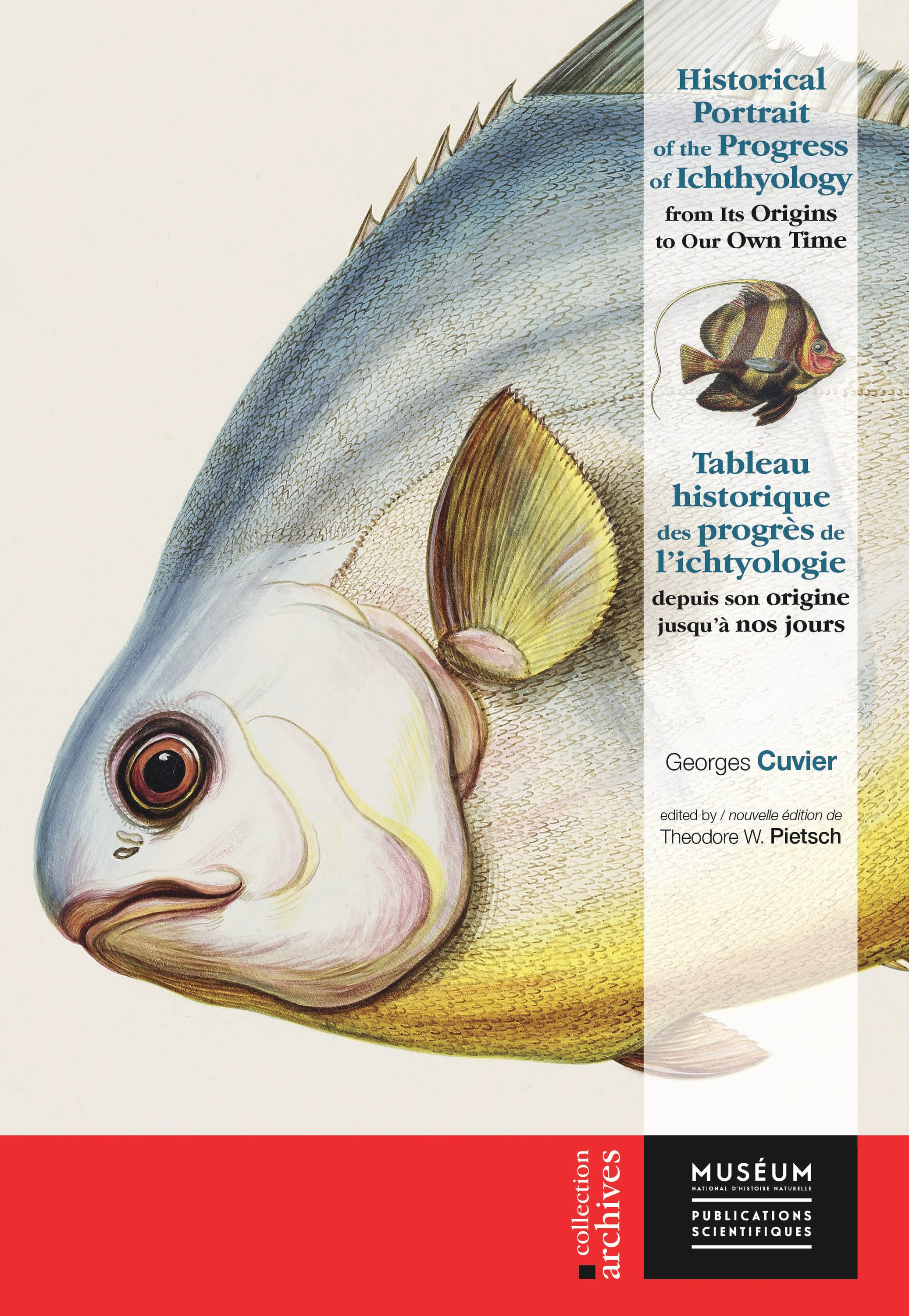 Couverture ebook de Historical Portrait of the Progress of Ichthyology / Tableau historique des progrès de l´ichtyologie, de Georges Cuvier