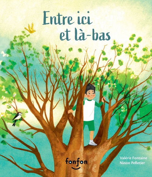 ebook cover of Entre ici et là-bas, by Valérie Fontaine
