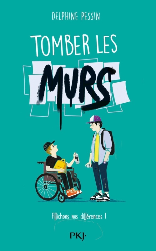 ebook cover of Tomber les murs, by Delphine Pessin