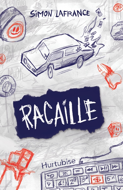Couverture ebook de Racaille, de Simon Lafrance