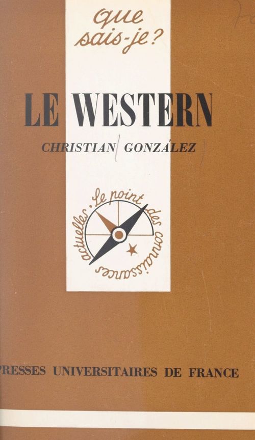 Couverture ebook de Le western, de Christian Gonzalez