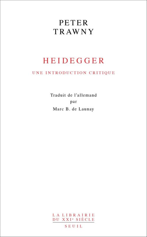 ebook cover of Heidegger, une introduction critique, by Peter Trawny