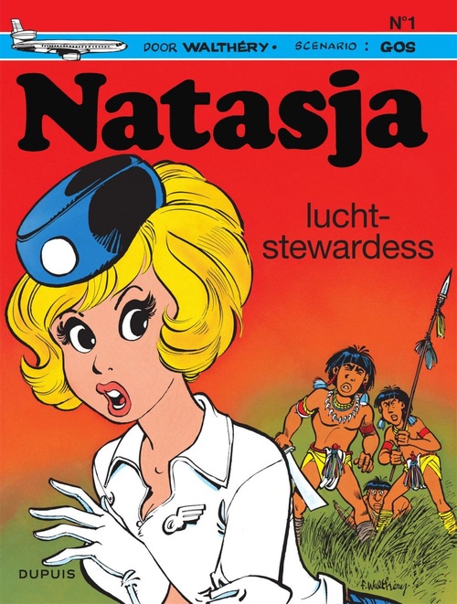 Couverture ebook de Natasja, luchtstewardess, de Walthery/Gos