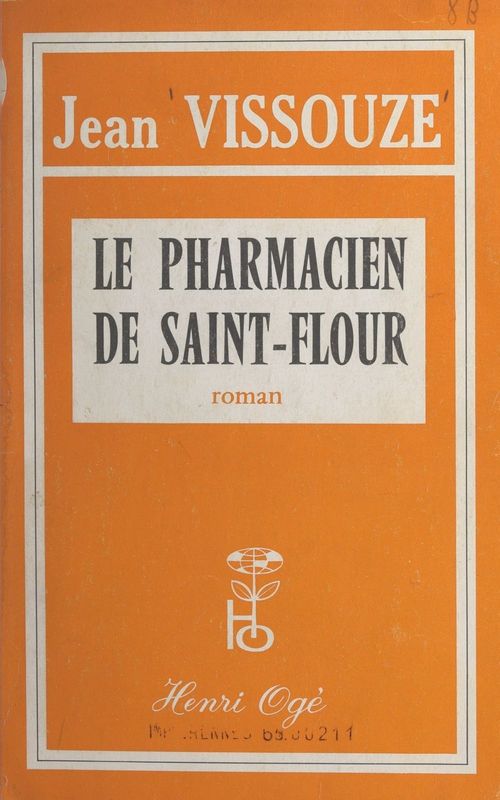 ebook cover of Le pharmacien de Saint-Flour, by Jean Vissouze