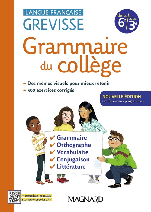 ebook cover of Grevisse du collège, by Bénédicte Gaillard, Laurence Mokrani