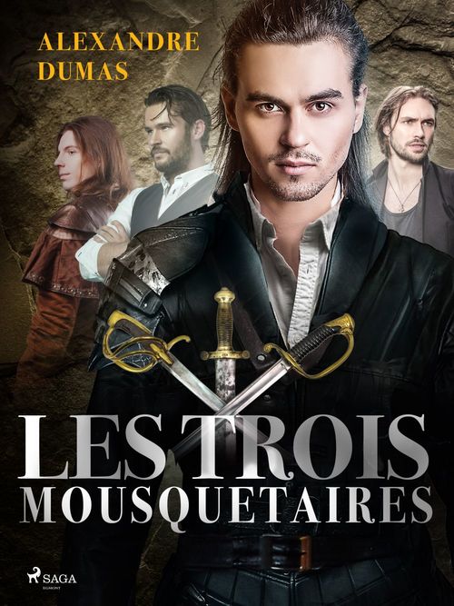ebook cover of Les Trois Mousquetaires, by Alexandre Dumas