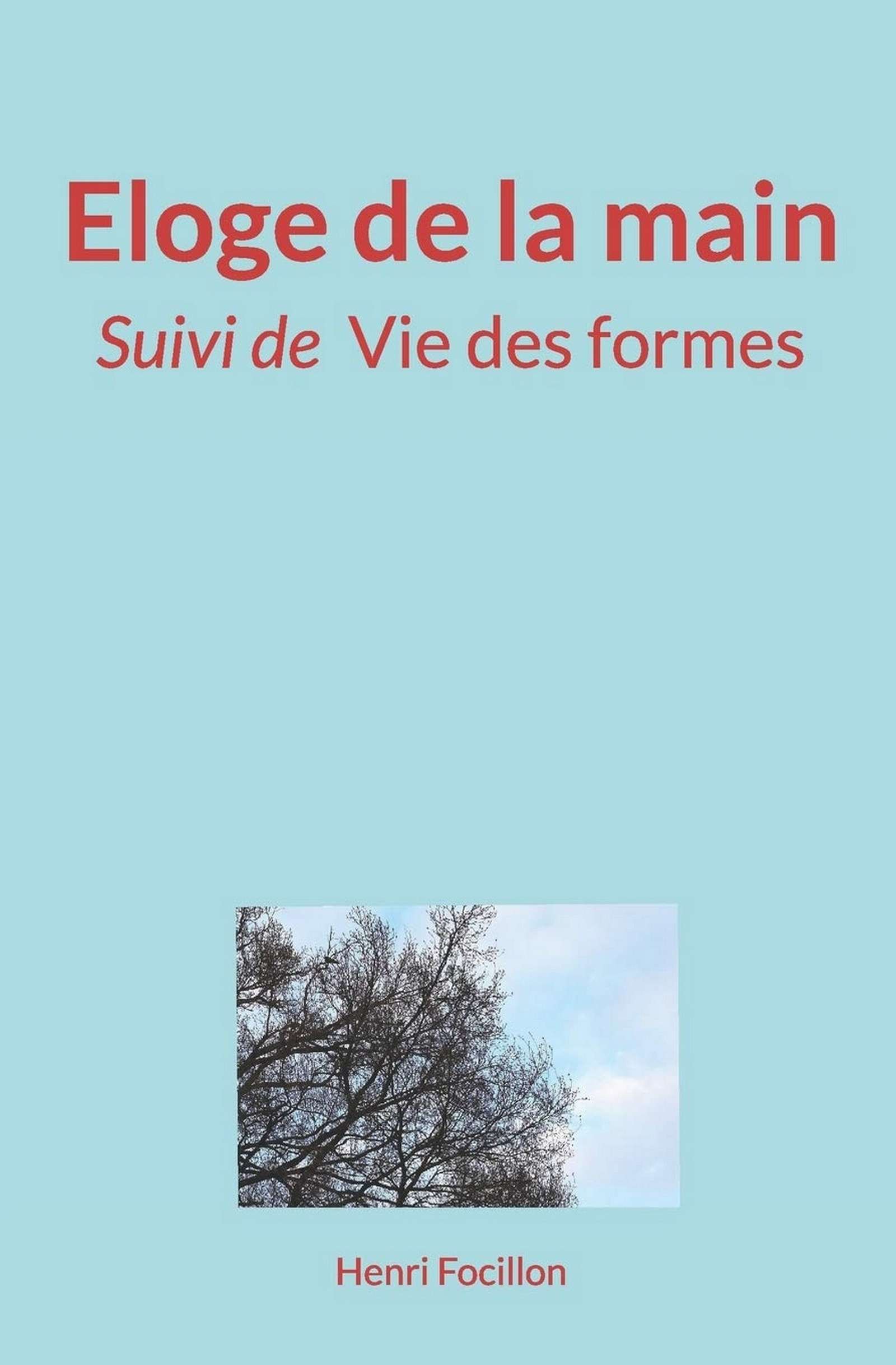 Couverture ebook de Eloge de la main, de Henri Focillon