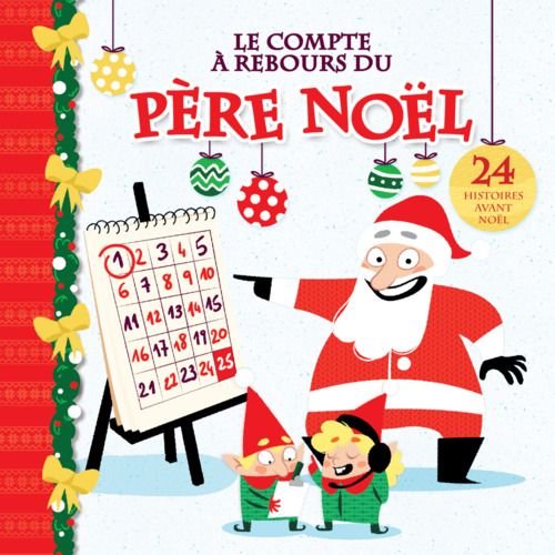 audiobook cover of Le compte à rebours du père Noël, by Kim Thompson