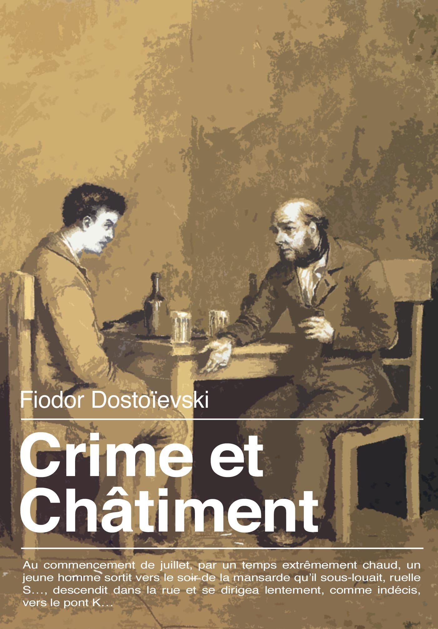 ebook cover of Crime et Châtiment, by Fedor Dostoïevski
