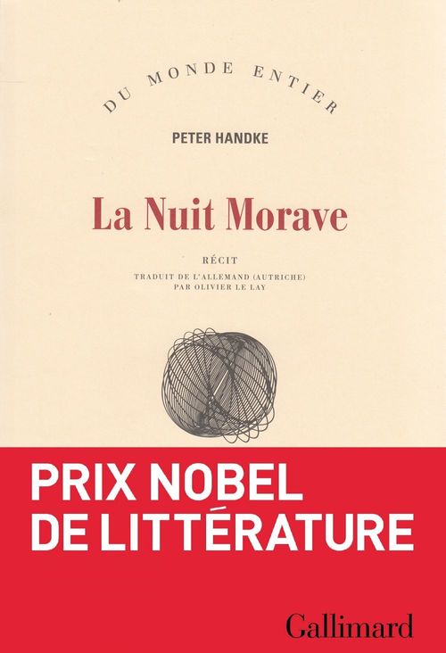 ebook cover of La Nuit Morave, by Peter Handke
