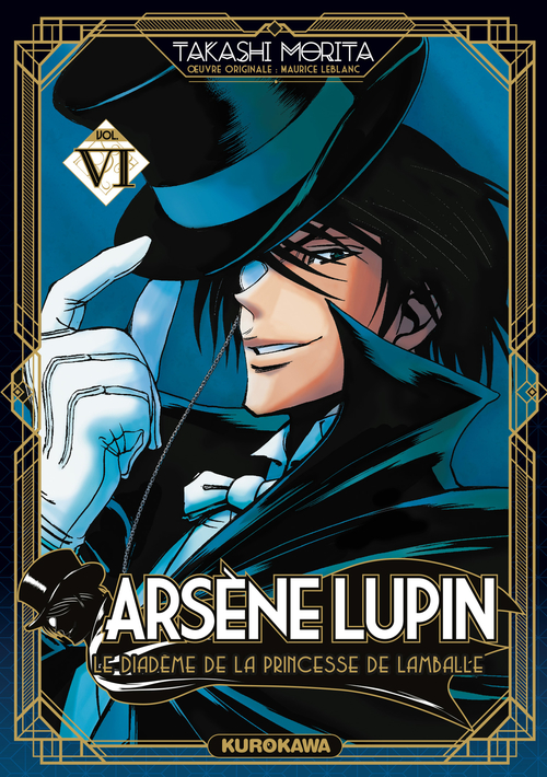 Couverture ebook de Arsène Lupin - Tome 6, de Maurice Leblanc
