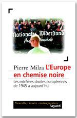 Couverture ebook de L'Europe en chemise noire, de Pierre Milza