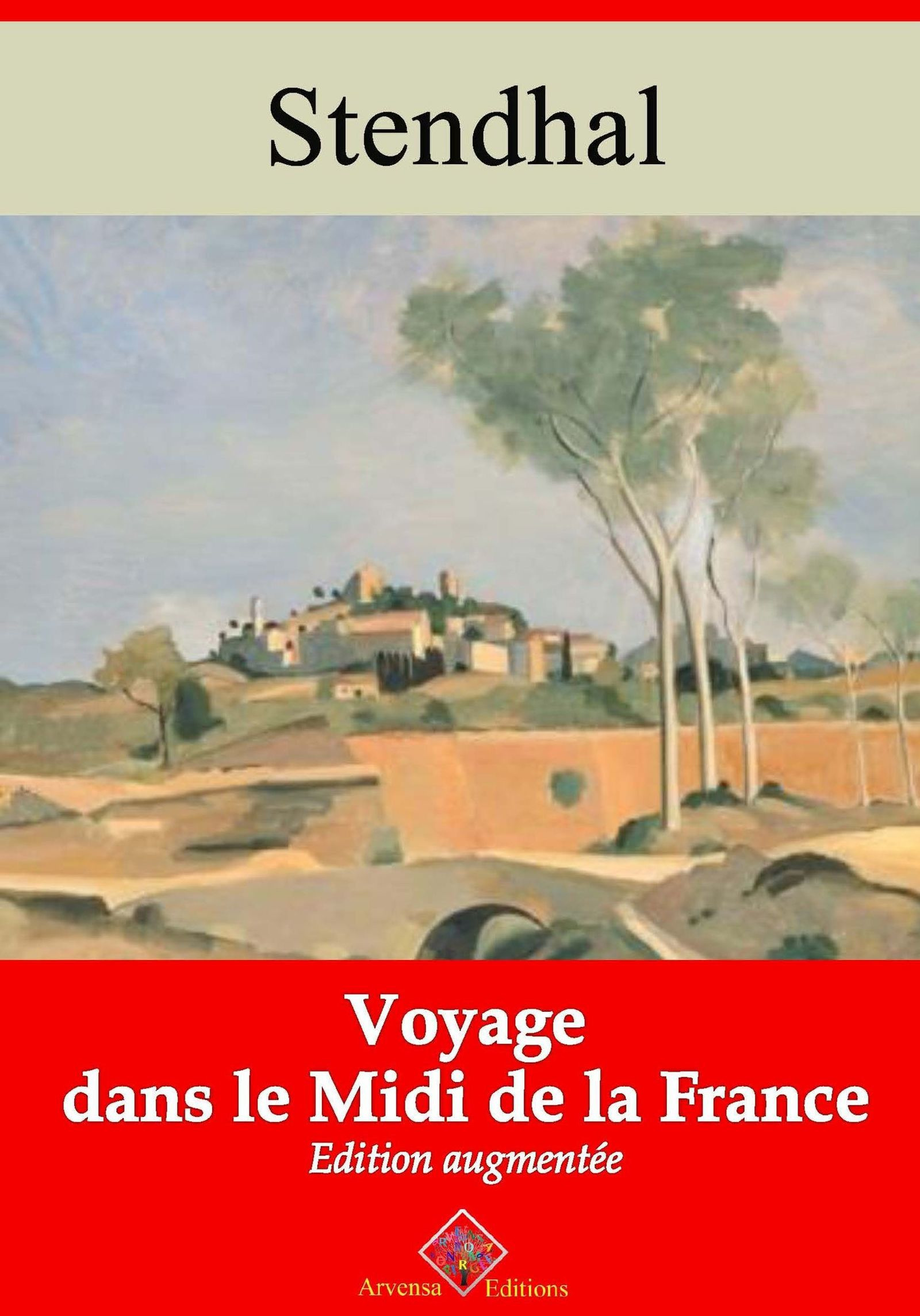 Couverture ebook de Voyage dans le midi de la France - suivi d'annexes, de Stendhal