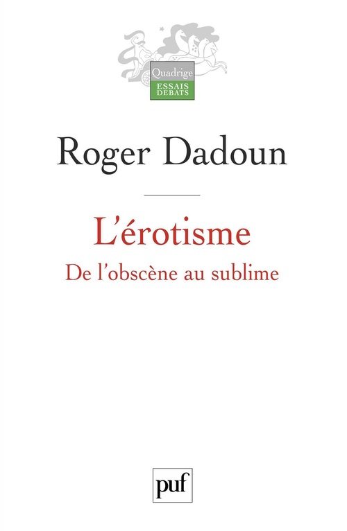 ebook cover of L'érotisme, by Roger Dadoun