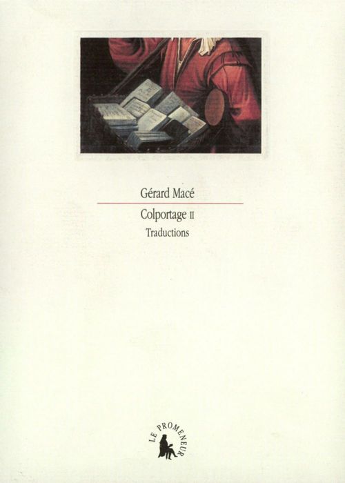 Couverture ebook de Colportage II. Traductions, de Gérard Macé