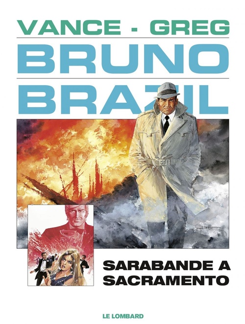 Couverture ebook de Bruno Brazil - Tome 6 - Sarabande à Sacramento, de GREG