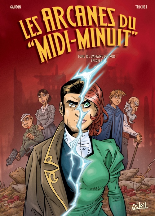 Couverture ebook de Les Arcanes du Midi-Minuit T15 - L'Affaire des rois Épisode 2/2, de Christian Gaudin