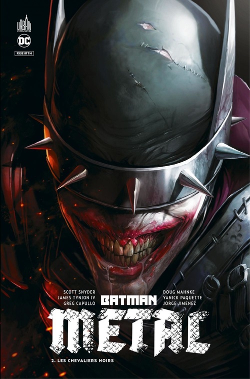 ebook cover of Batman Metal - Tome 2 - Les Chevaliers Noirs, by Greg Capullo, Doug Mahnke, Scott Snyder, James Tynion IV