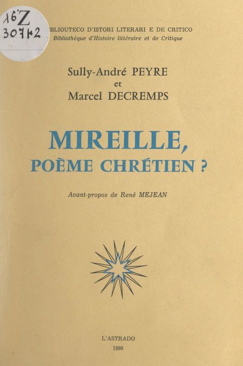ebook cover of Mireille, poème chrétien ?, by Marcel Decremps, Sully-Andre Peyre