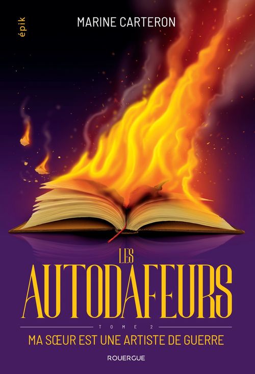 Couverture ebook de Les autodafeurs - tome 2, de Marine Carteron