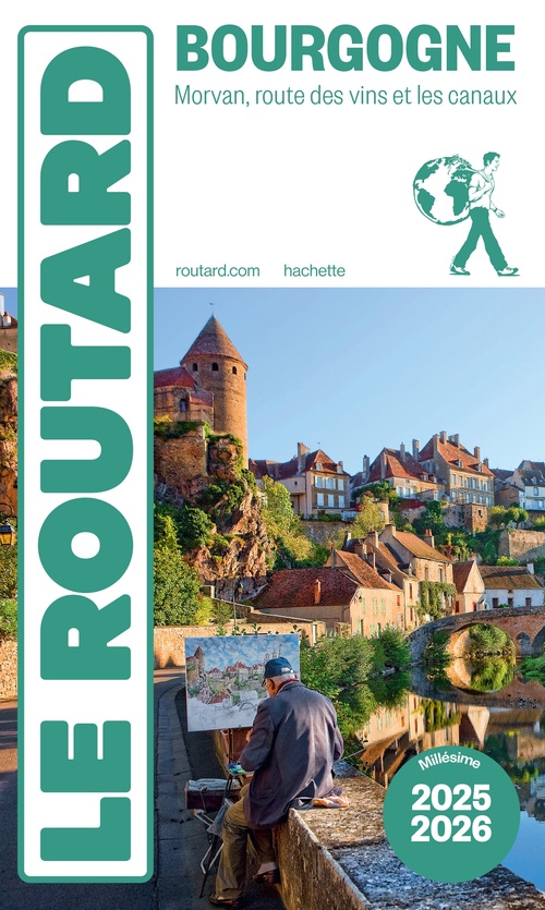 Couverture ebook de Guide du Routard Bourgogne 2025/26, de Collectif
