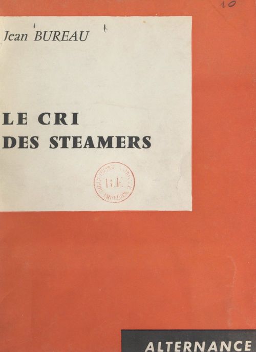ebook cover of Le cri des steamers, by Jean Bureau