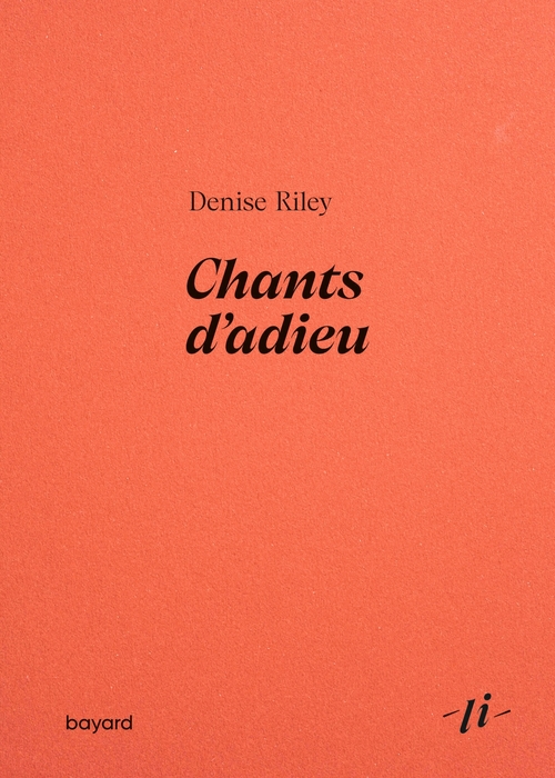 Couverture ebook de Chants d'adieu, de Denise Riley