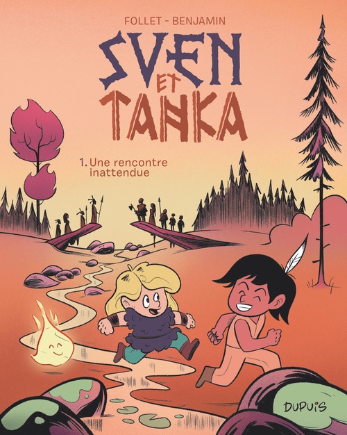 Couverture ebook de Sven et Tanka - Tome 1 - Une rencontre inattendue, de Rémy Benjamin