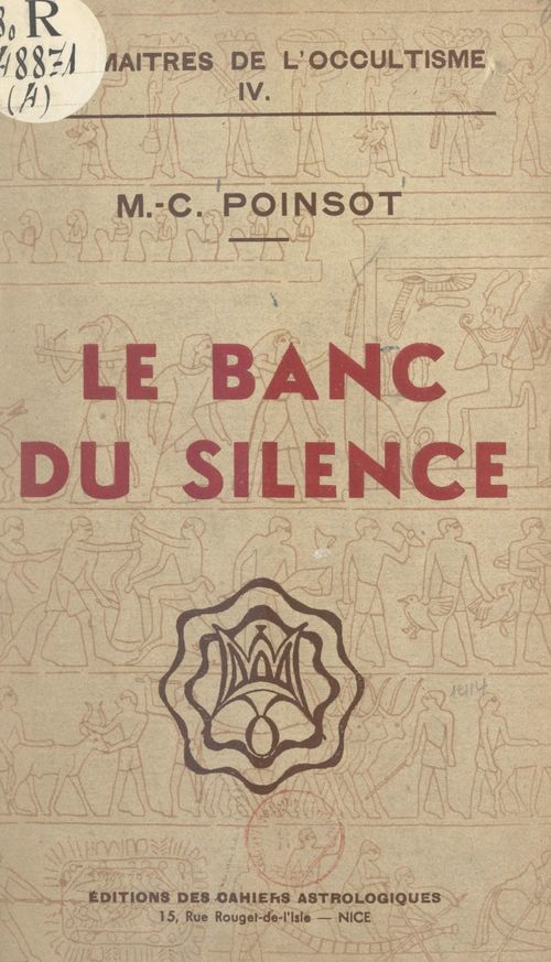 Couverture ebook de Le banc du silence, de Maffeo-Charles Poinsot