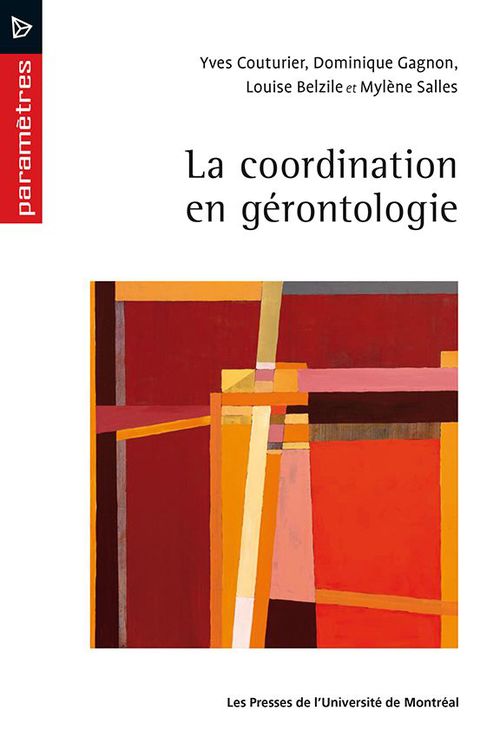 ebook cover of La coordination en gérontologie, by Belzile/Couturier