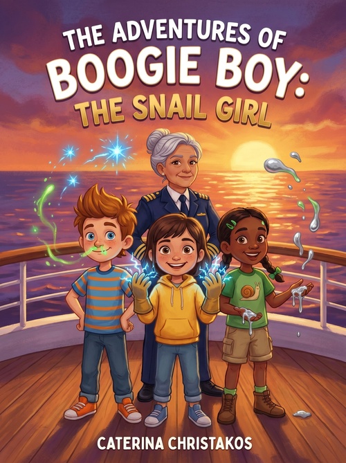ebook cover of Boogie Boy and the Snail Girl, by Caterina Christakos