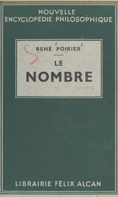 ebook cover of Le nombre, by René Poirier