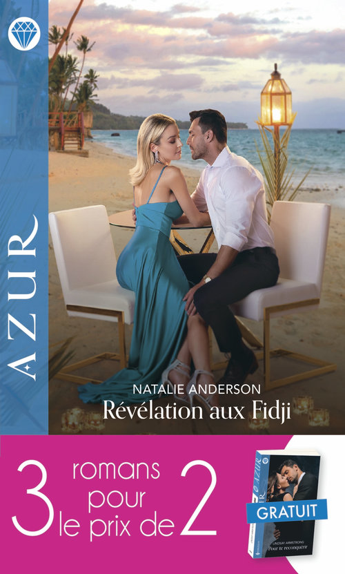 Couverture ebook de Pack Azur 3 pour 2 Décembre 2022, de Natalie Anderson, Lindsay Armstrong, Therese Beharrie
