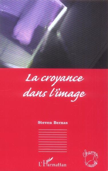 ebook cover of La croyance dans l'image, by Steven Bernas