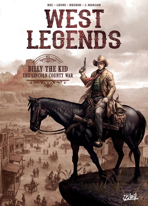 ebook cover of West Legends T02 - Billy the Kid - the Lincoln county war, by Christophe Bec
